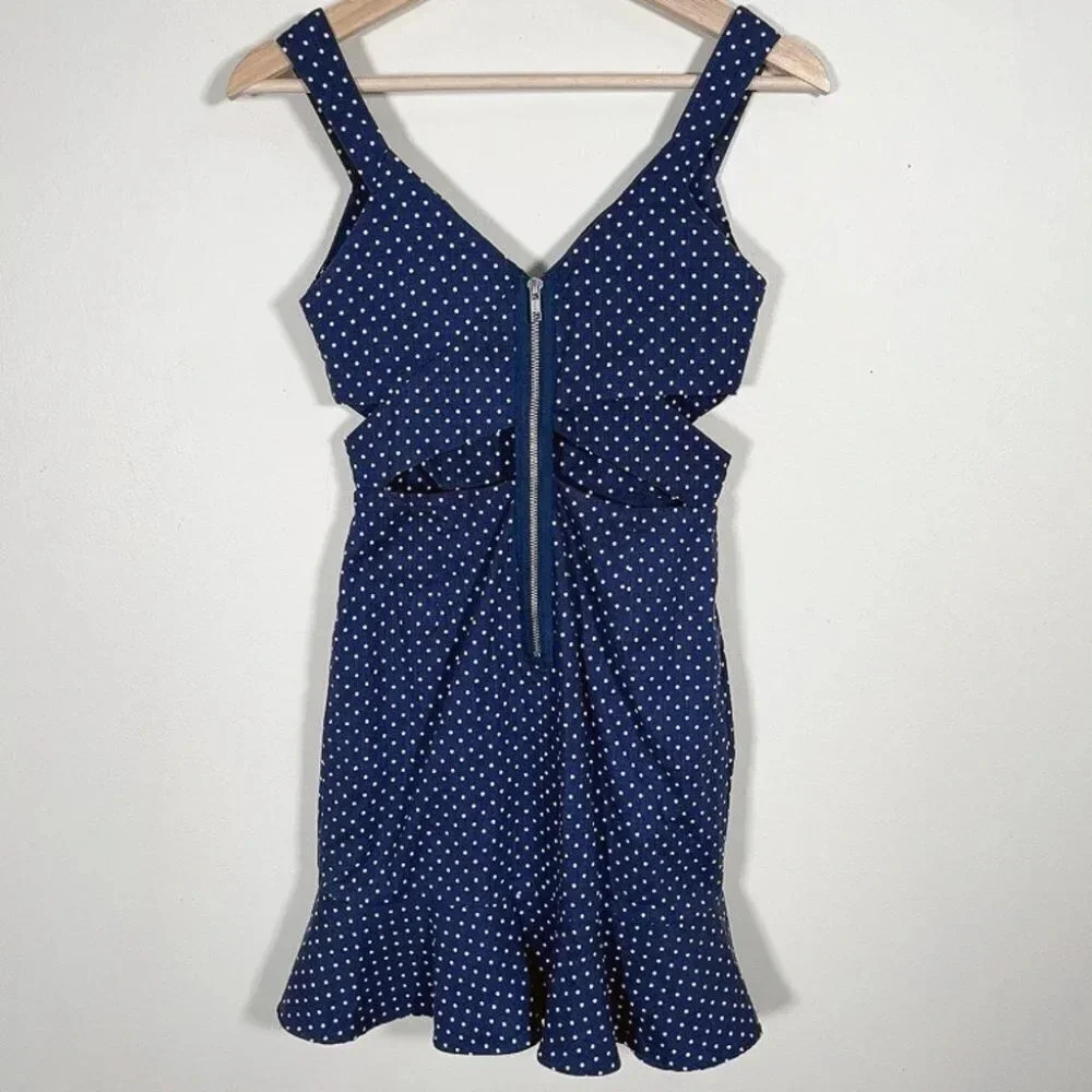 Anthropologie Greylin Cutoff Polka Dot Dress - Picture 12 of 12